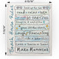 Beach House Rules Swedish Cloth