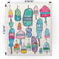Lobster Trap Buoys Swedish Cloth