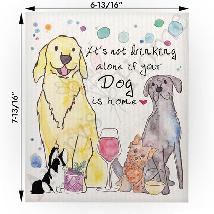 Drinking with Your Dog Swedish Cloth