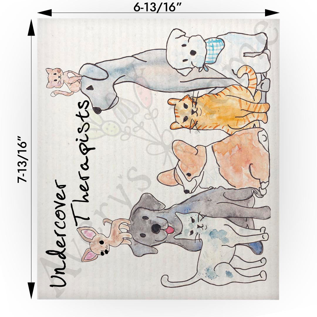 Undercover Therapy Pets Swedish Cloth