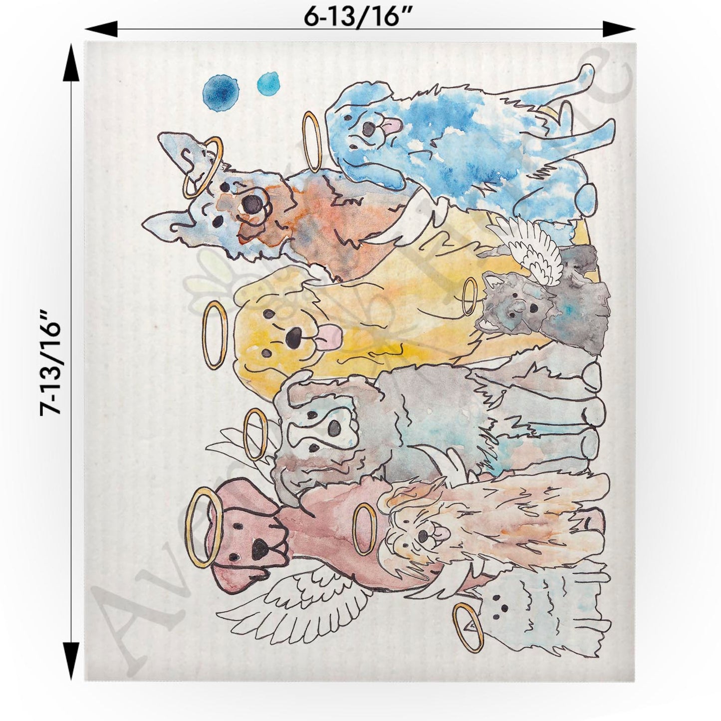 Dogs Have the Kindest Souls Swedish Cloth