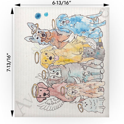 Dogs Have the Kindest Souls Swedish Cloth
