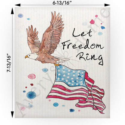 Let Freedom Ring Swedish Cloth
