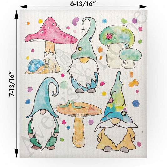 Gnomes & Fairies Swedish Cloth