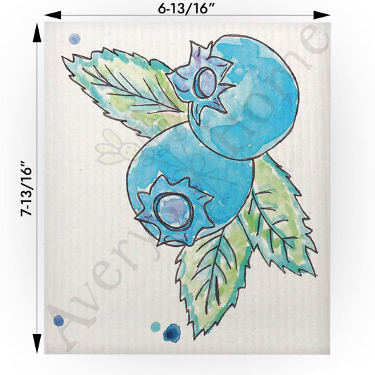 Blueberries Swedish Cloth