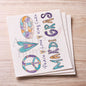 Peace, Love, King Cake Swedish Cloth