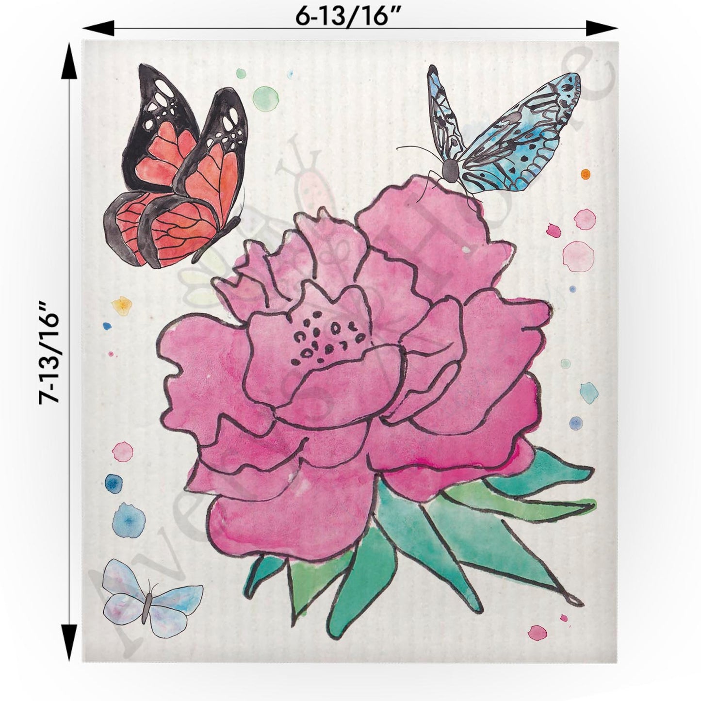 Friends are Like Flowers Swedish Cloth