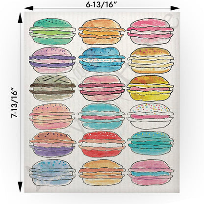 Macaron Cookies Swedish Cloth