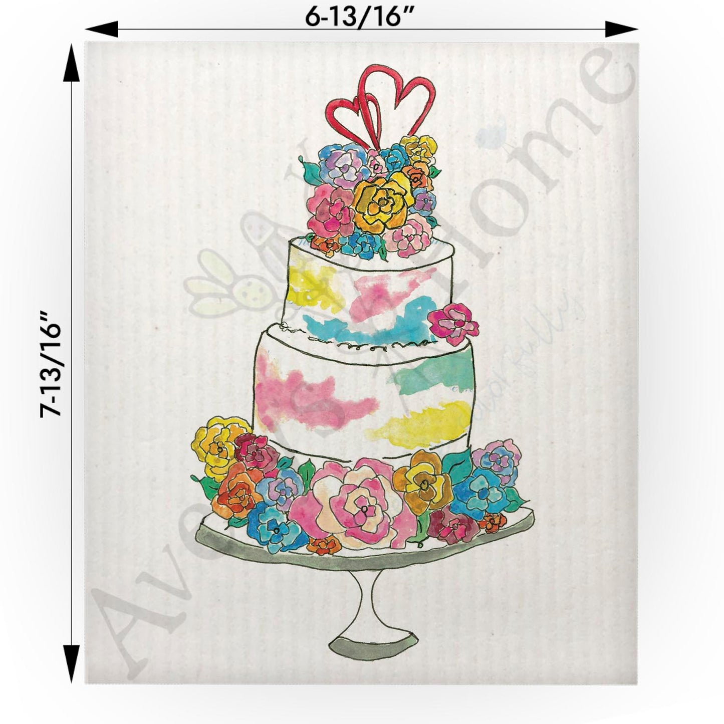 Wedding Cake Swedish Cloth