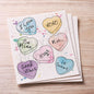 Conversation Hearts Swedish Cloth