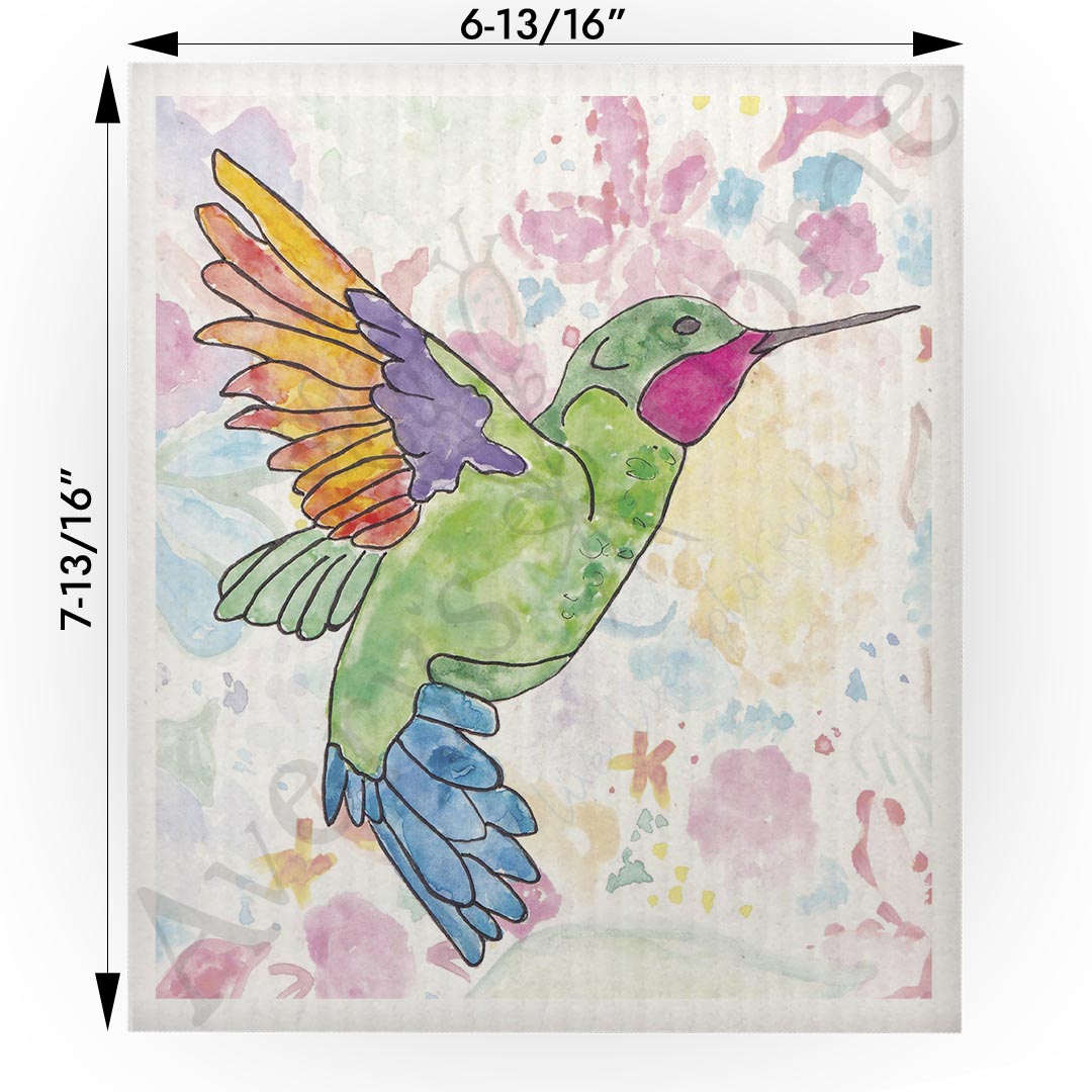 Ruby-throated Hummingbird Swedish Cloth