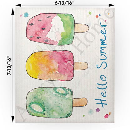 Hello Summer Swedish Cloth