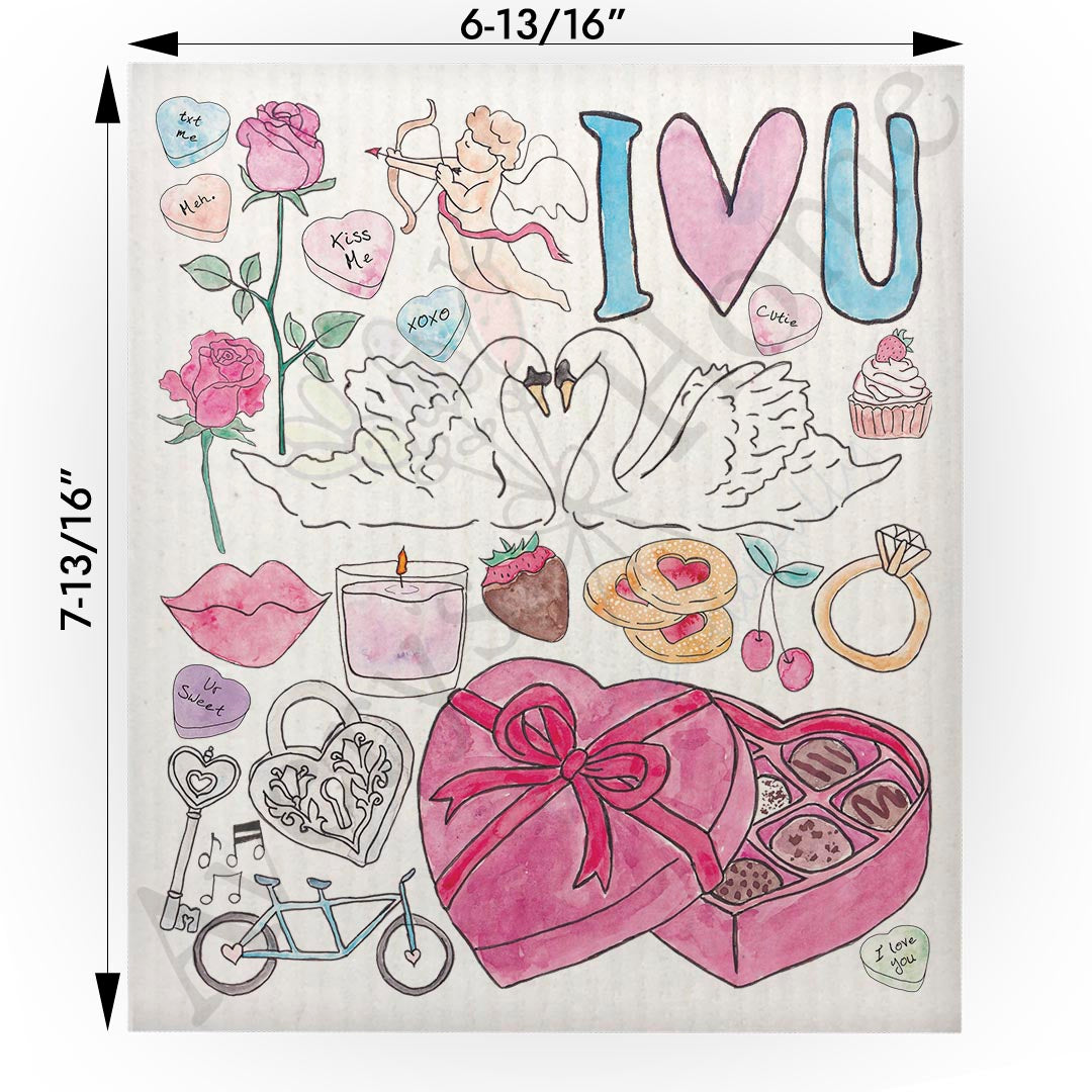 Valentine's Day Favorites Swedish Cloth