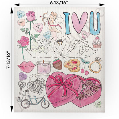 Valentine's Day Favorites Swedish Cloth