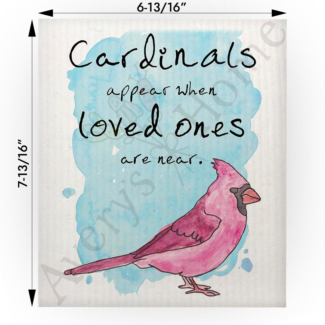 A Cardinal Appears Swedish Cloth