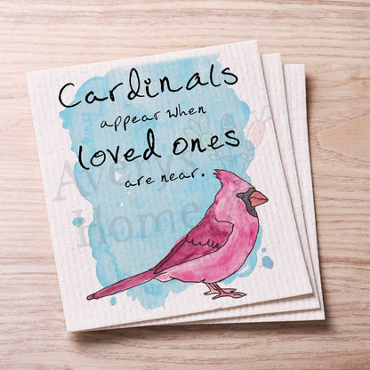 A Cardinal Appears Swedish Cloth