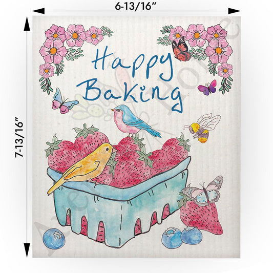 Happy Baking Swedish Cloth