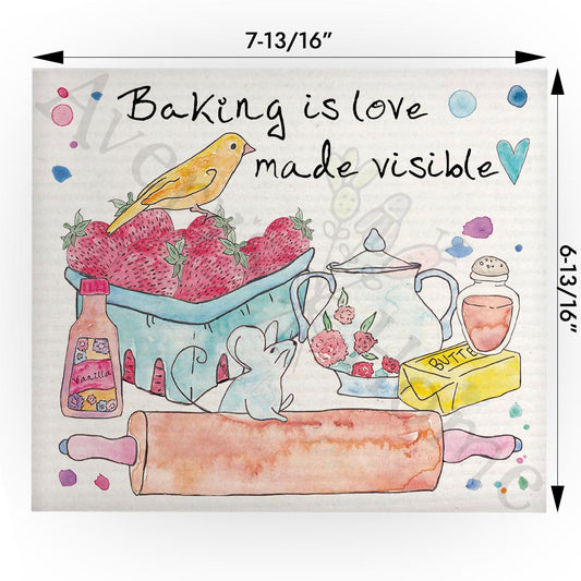Baking Is Love Made Visible Swedish Cloth