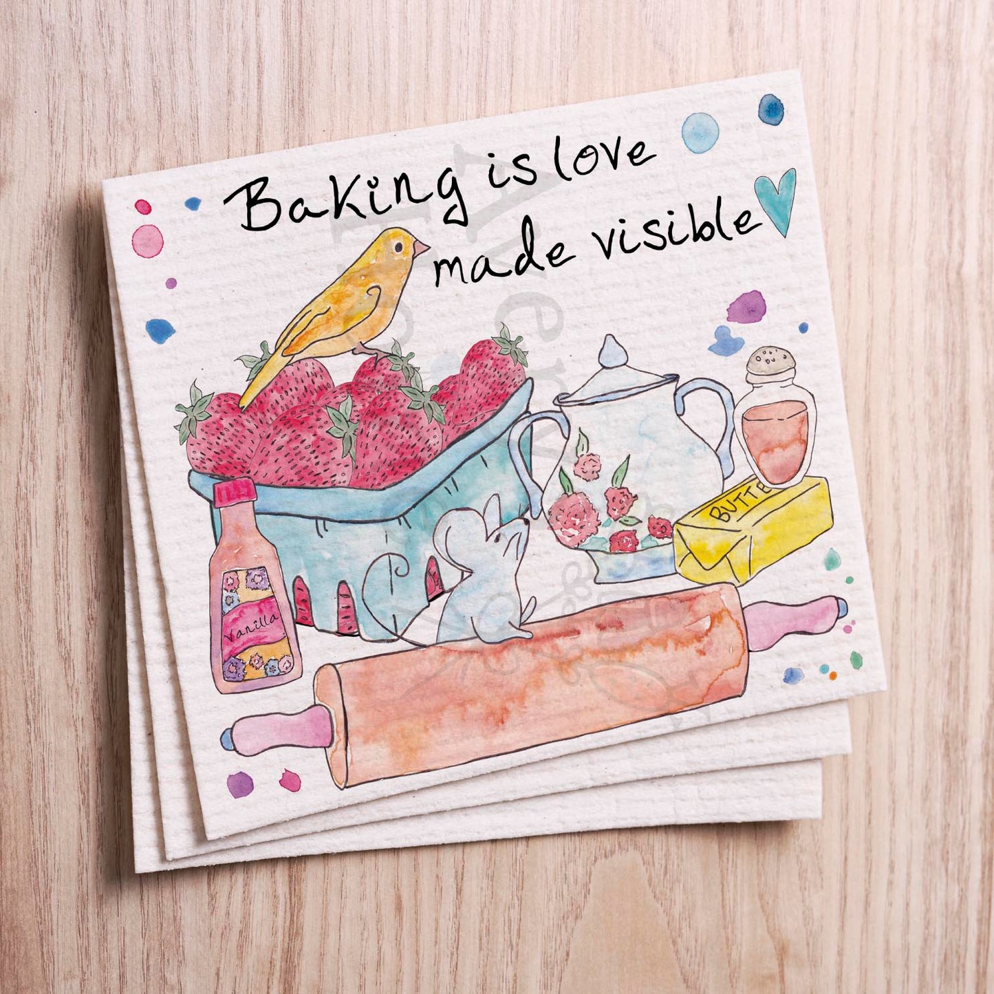 Baking Is Love Made Visible Swedish Cloth
