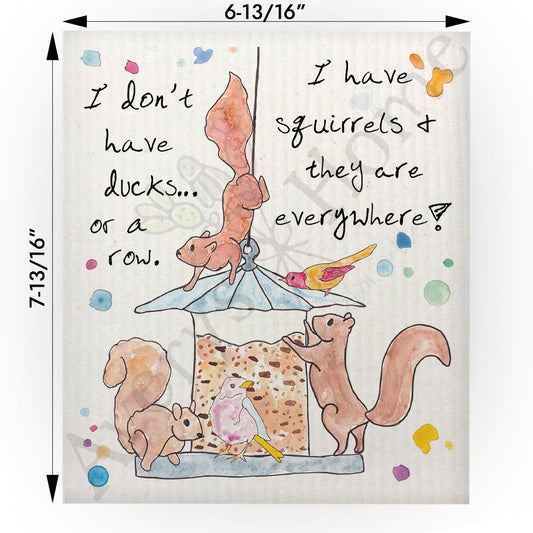 I Don't Have Ducks Swedish Cloth