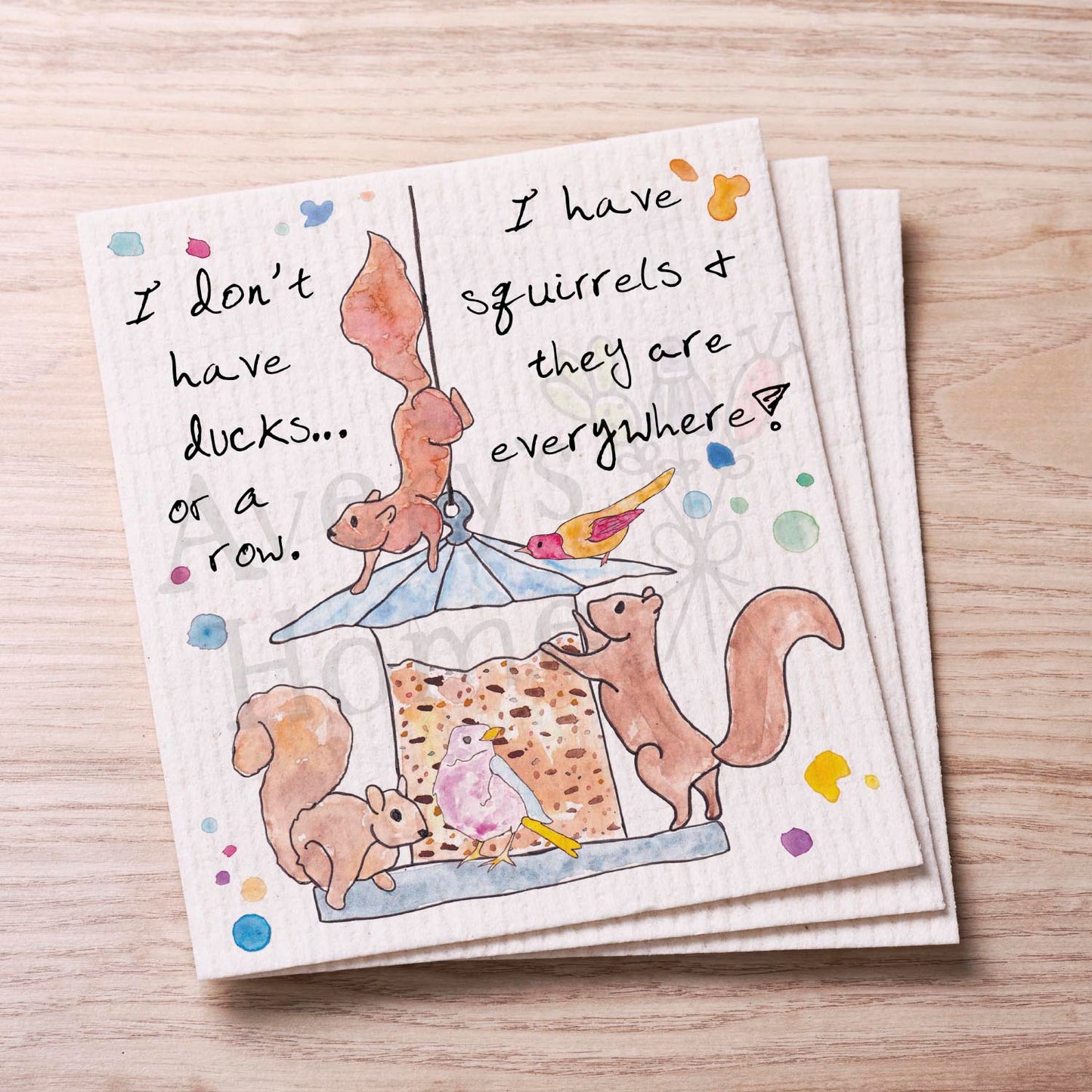 I Don't Have Ducks Swedish Cloth