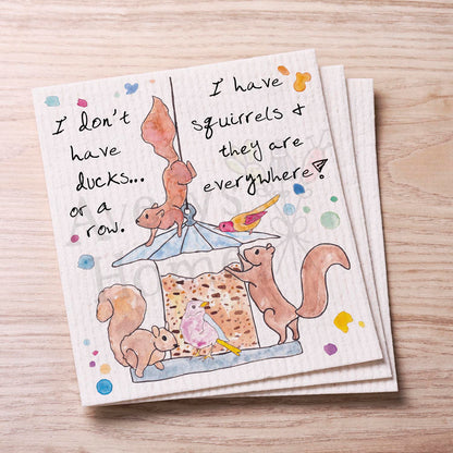 I Don't Have Ducks Swedish Cloth