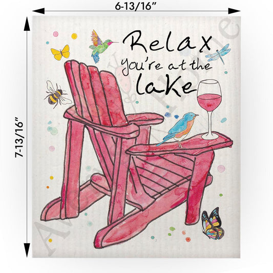 Relax at the Lake Swedish Cloth