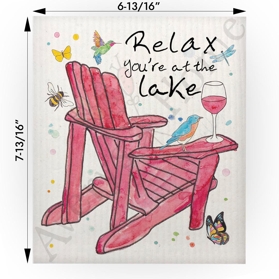 Relax at the Lake Swedish Cloth