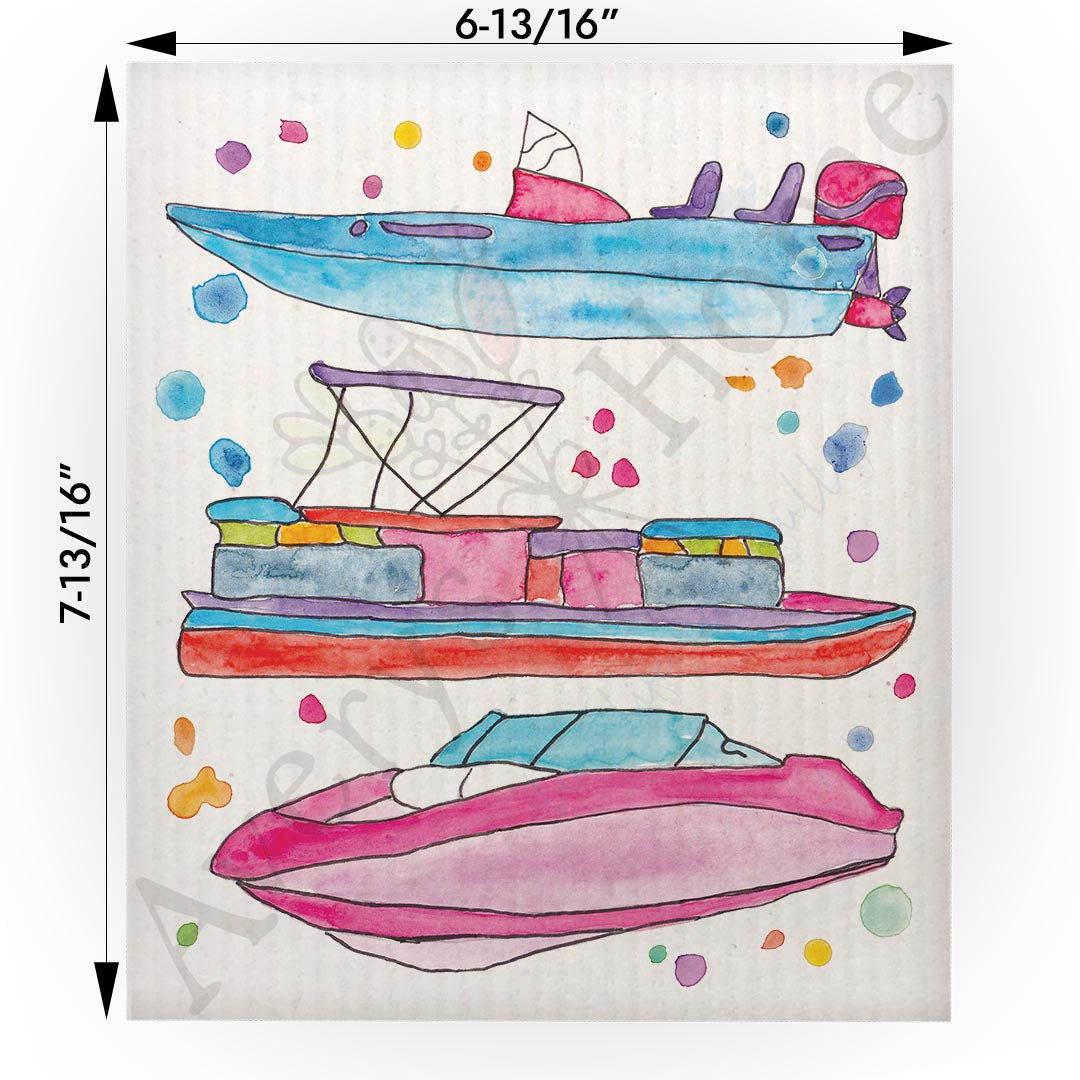 Any Boat Day Swedish Cloth