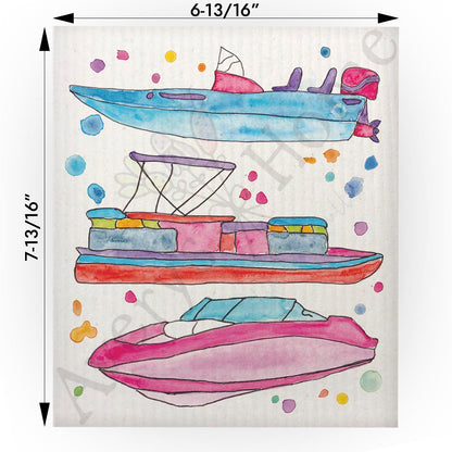 Any Boat Day Swedish Cloth