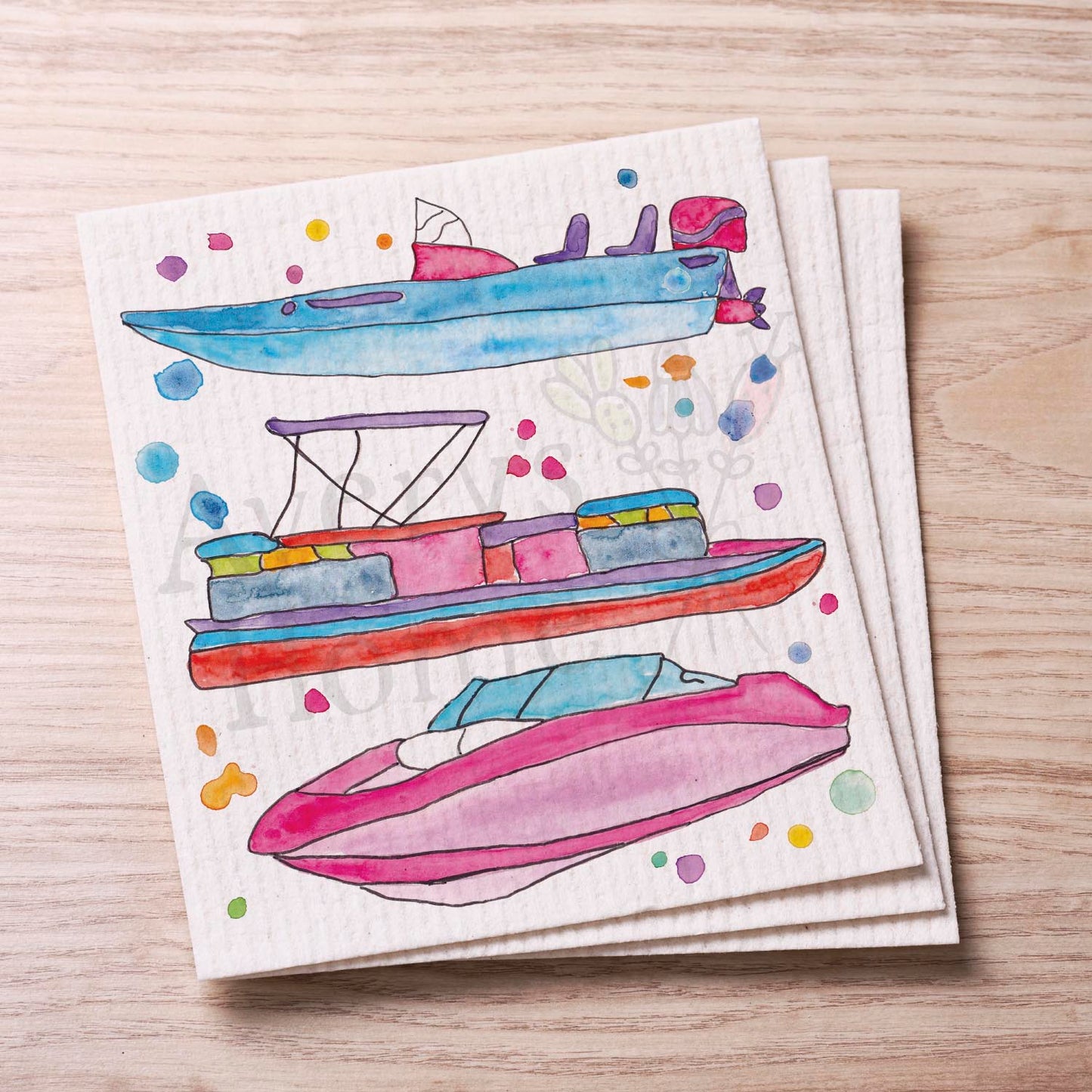 Any Boat Day Swedish Cloth