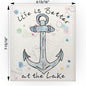 Life is Better at the Lake Swedish Cloth