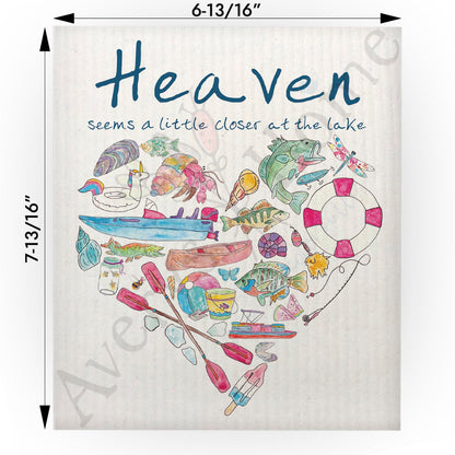 Heaven at the Lake Swedish Cloth