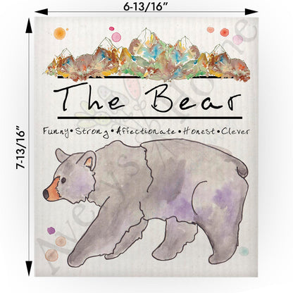 The Mountain Bear Swedish Cloth