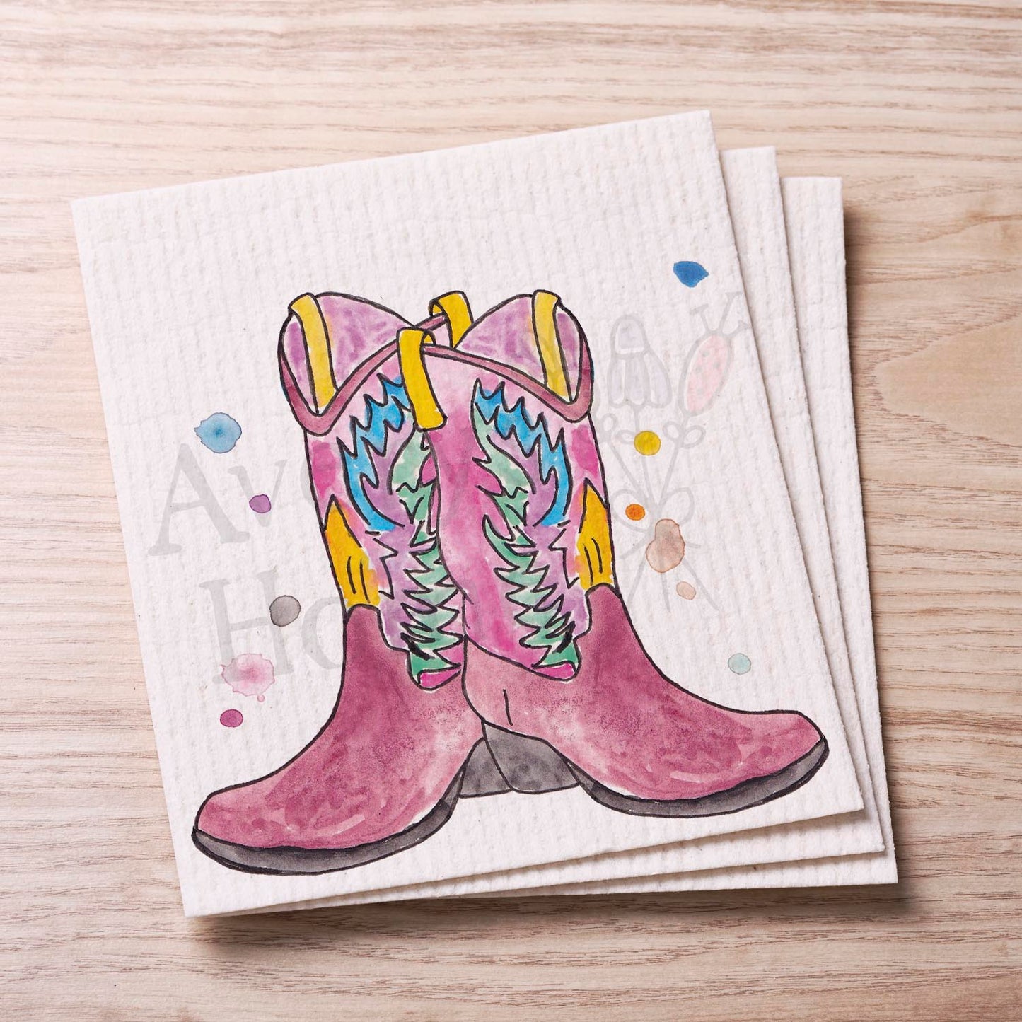 Confidence & Cowboy Boots Swedish Cloth