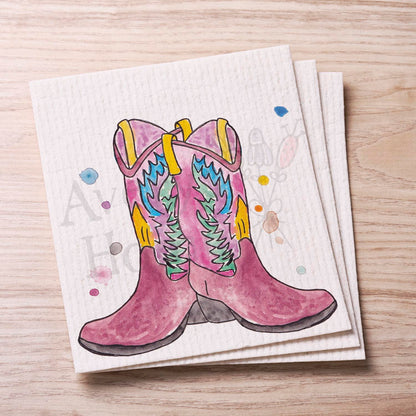 Confidence & Cowboy Boots Swedish Cloth