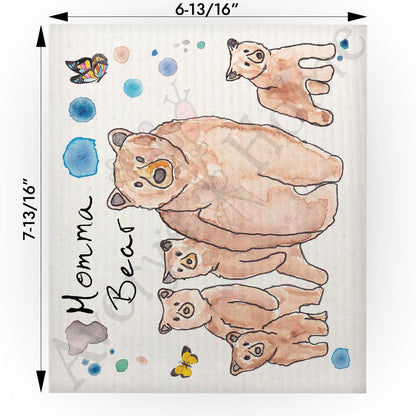 Don't Wake the Bear Swedish Cloth