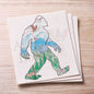 Bigfoot Mountain Landscape Swedish Cloth