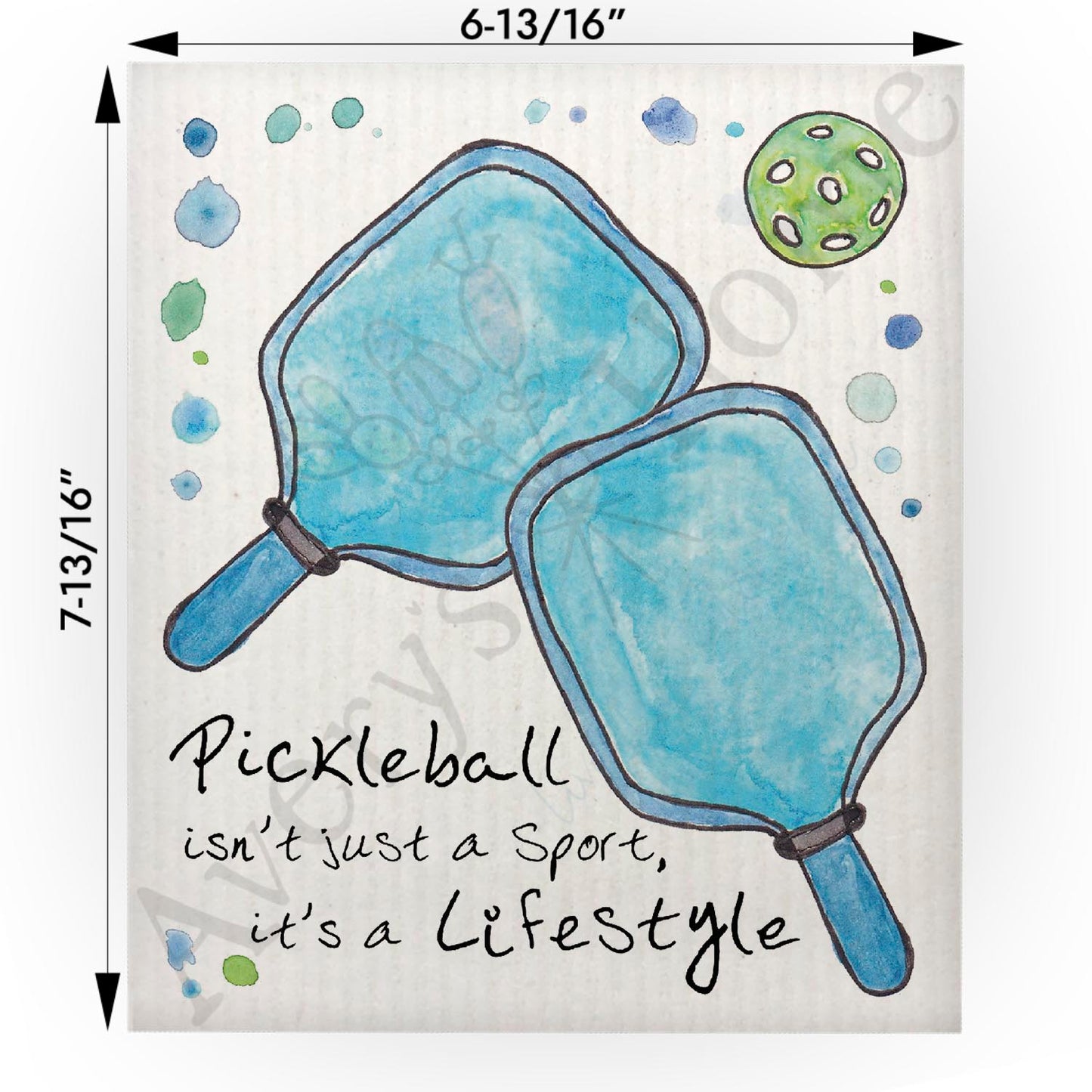 Pickleball... It's a Lifestyle Swedish Cloth