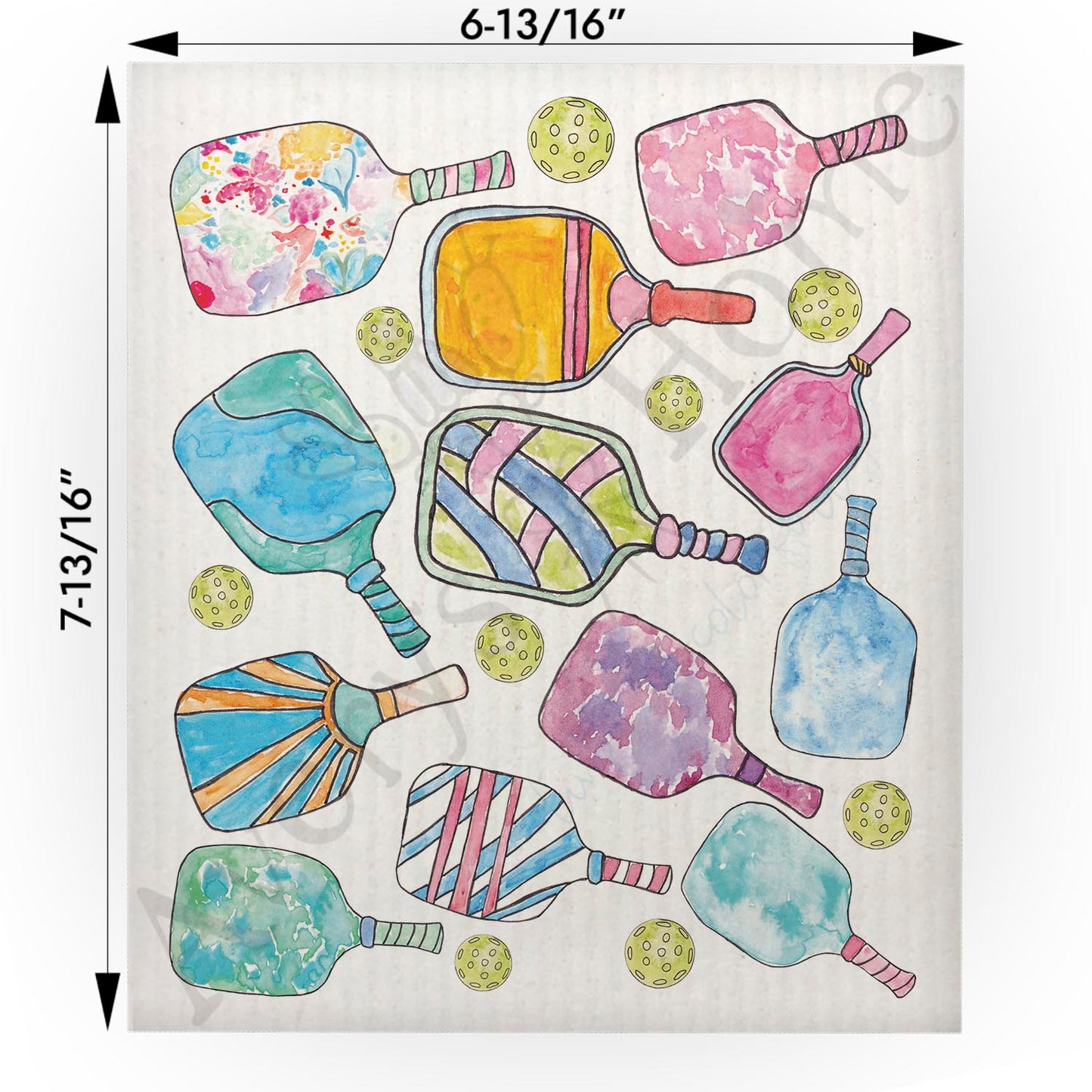 Pickleball Paddles Swedish Cloth