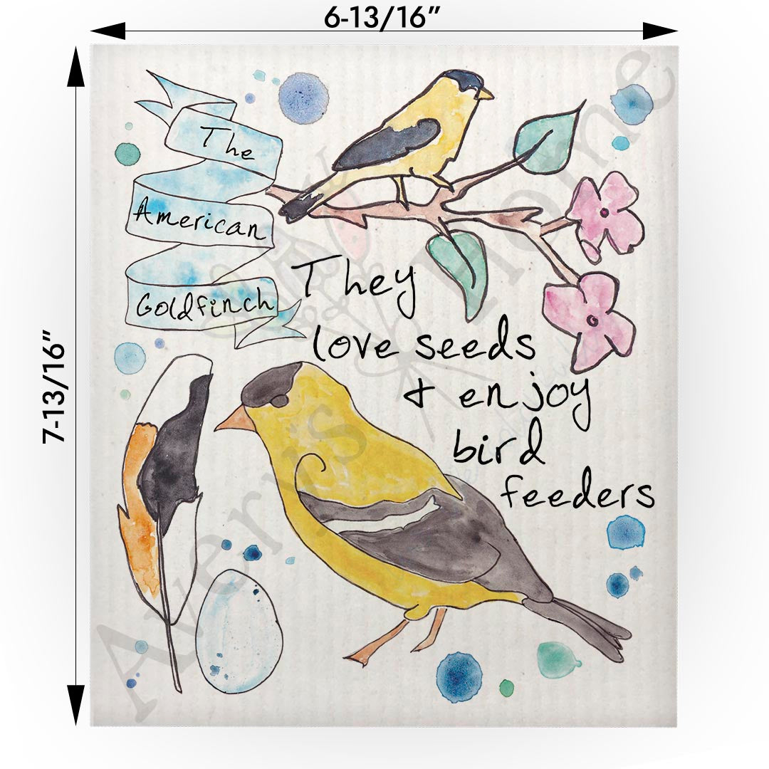 American Golden Finch Facts Swedish Cloth