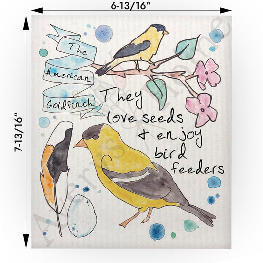 American Golden Finch Facts Swedish Cloth