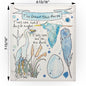 Blue Heron Facts Swedish Cloth