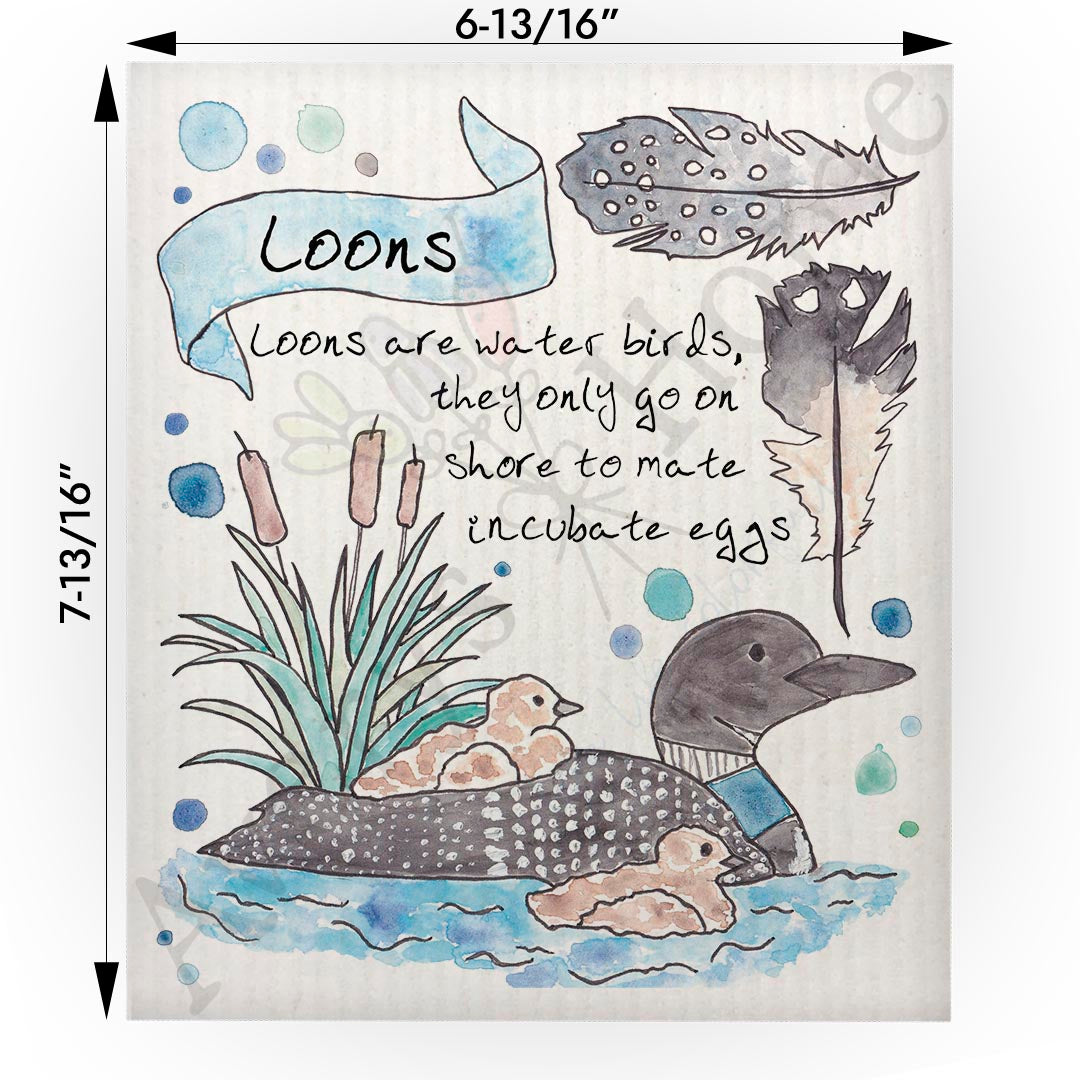Common Loon Facts Swedish Cloth