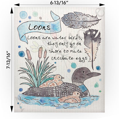Common Loon Facts Swedish Cloth