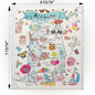 Alabama Map Swedish Cloth