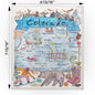 Colorado Map Swedish Cloth