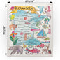 Minnesota Map  Swedish Cloth