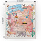 New Mexico Map  Swedish Cloth
