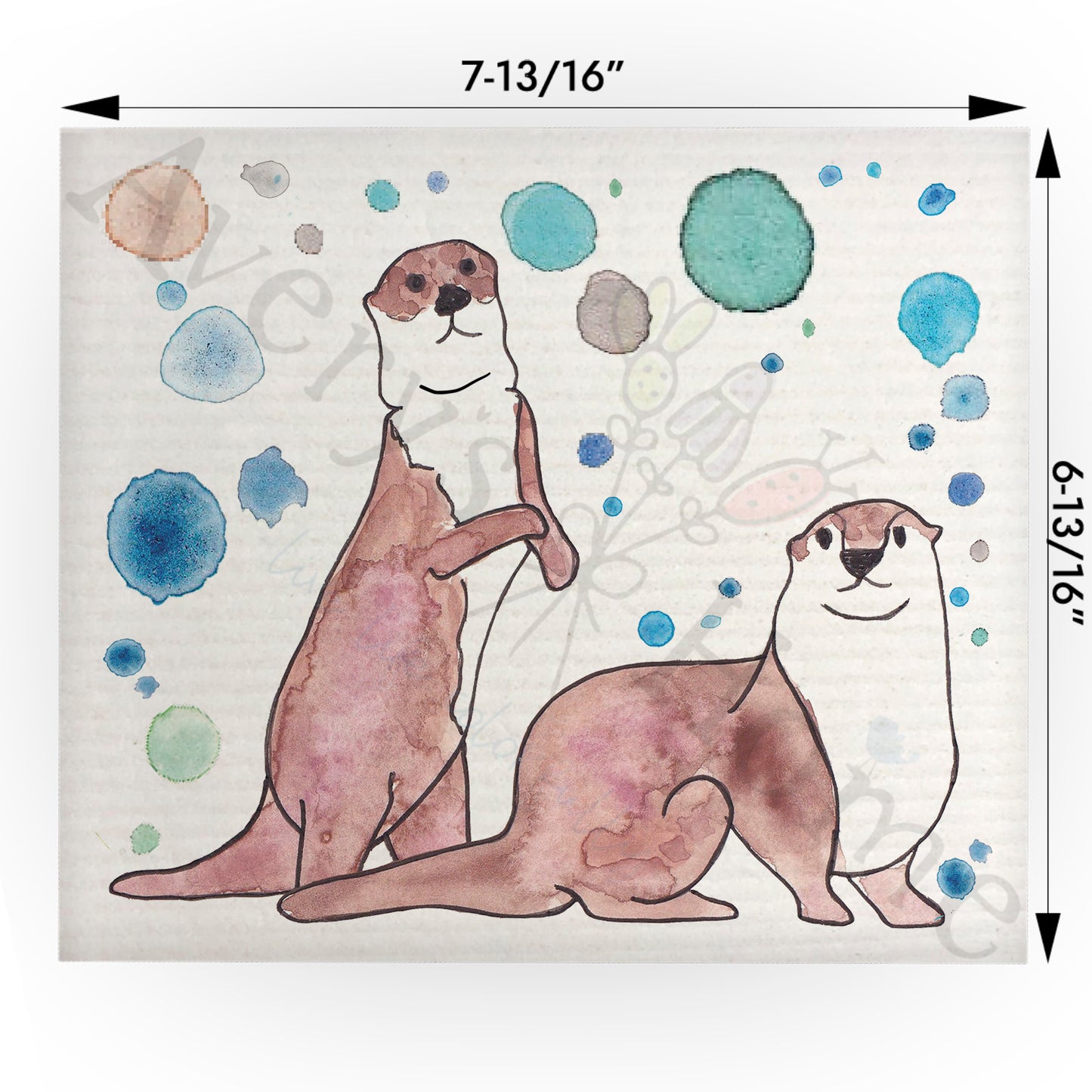 Two Otters Swedish Cloth